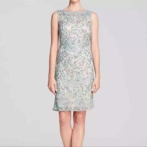 Aidan Mattox | Green Beaded Sequin Dress Size 14
